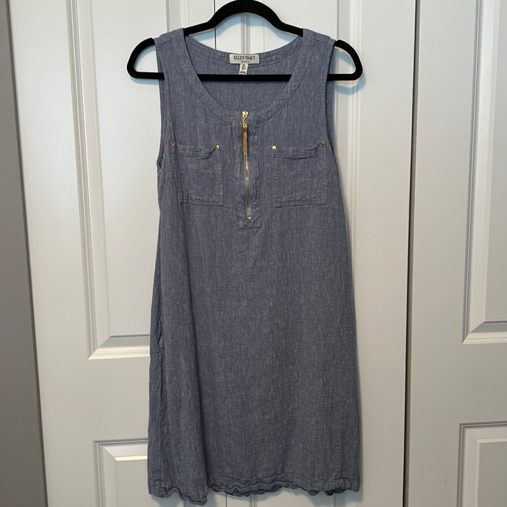 Ellen Tracy Linen dress.